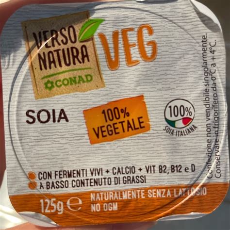 Verso Natura Conad Veg Yogurt Soia Bianco Cremoso Review Abillion