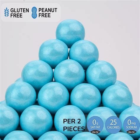 Gumballs For Gumball Machine Shimmer Powder Blue Gumballs Blueberry