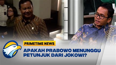 Apakah Prabowo Menunggu Petunjuk Dari Jokowi Terkait Bacawapres Yang