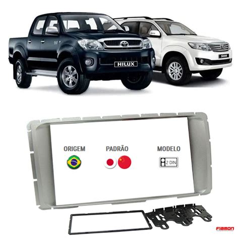 Moldura Fiamon Din Toyota Hilux Srv Prata