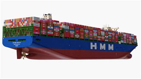 HMM Algeciras Class Container Ship 3D model - TurboSquid 1761925