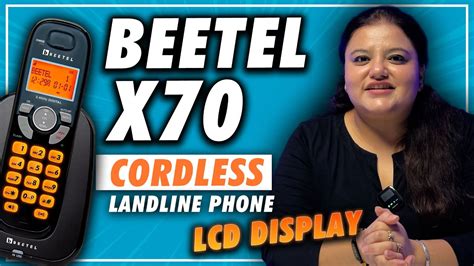 Beetel X70 Cordless Phone With Led Display Installation Guide And Key