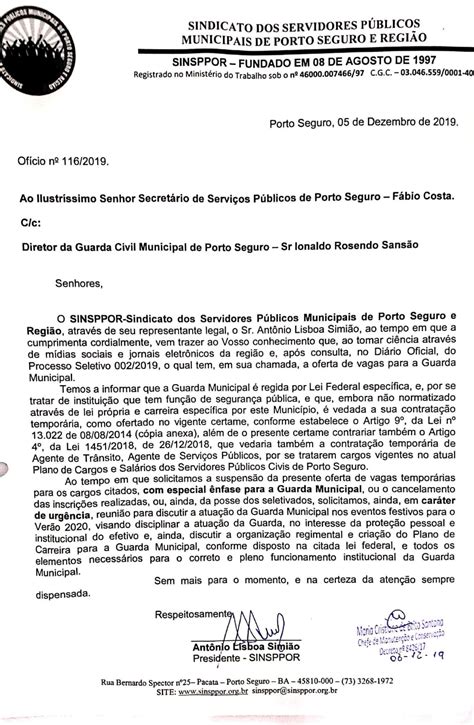 Geral Guardas Municipais De Porto Seguro Paralisam Atividades Em