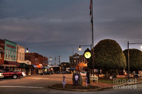 Downtown Granite Falls North Carolina Photograph by Robert Loe