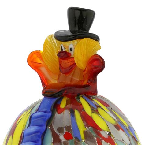 Glass Clowns Figurines Blown Glass Clown Figurines