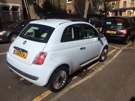 Baby Blue Fiat Lounge Plate Low Mileage In Leyton