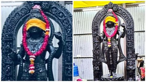 Exclusive First Visuals Of Ram Lalla Idol Installed At Ayodhya Temple