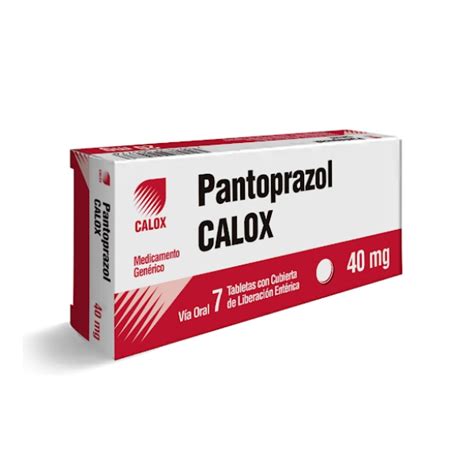 Pantoprazol 40mg X 7 Tabletas Calox Farmadon La Farmacia De La