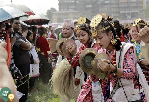 Ubhauli Celebration At Kathmandu Street Nepal