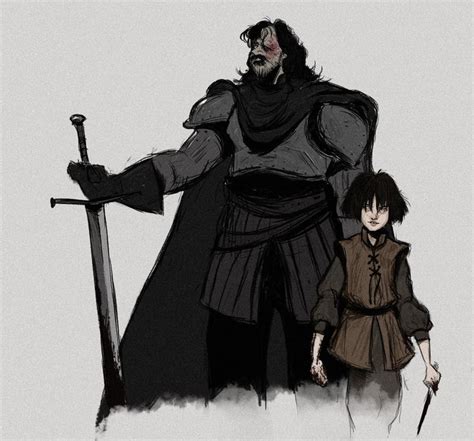 Arya And The Hound Art Hound Fan Art