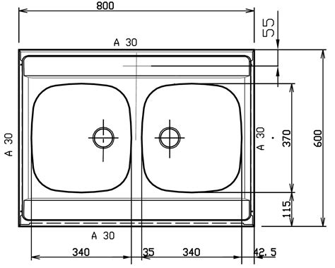 Shop Installateur ALVA ACTA Aufsatzspuele B 800x600mm 2 Becken