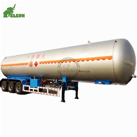 LPG Tank Trailer 56000L 56cbm Liquefied Petroleum Gas LPG Tanker Semi