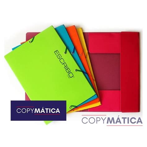 Carpeta Gomas A Cart N Colores Surtidos Folio