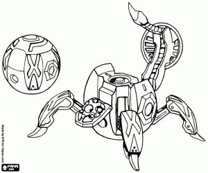 Bakugan coloring pages printable games