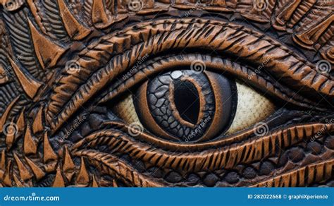 Dragons Gaze Eye Artwork Stock Illustration Illustration Of Intric