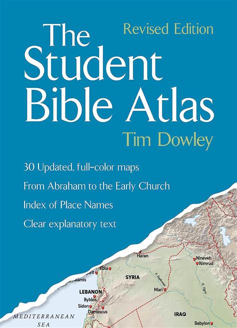 Amazon The Student Bible Atlas Dowley Tim Atlases