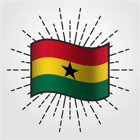 Vintage Ghana National Flag Illustration 39932720 Vector Art at Vecteezy