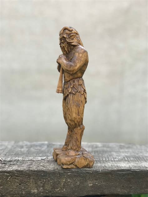 Pan The Statue Of Pan Greek God Pagan God Etsy