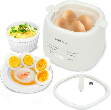 Minanov Egg Maker Electric Egg Cooker With Auto Shut Off