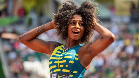 Sha'Carri Richardson Flaunts Natural Hair During 2023 Diamond League ...