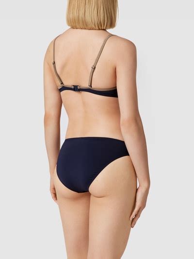 Esprit Bikini Oberteil Mit Kontraststreifen Modell Tayrona Marine