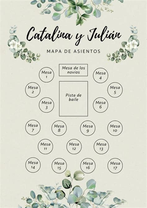 Planificador De Mesas Para Bodas Libro Y Organizador De Boda