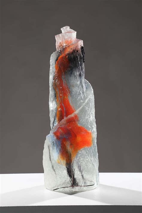 David Ruth Abstract Cast Glass Sculpture Al Safi 1993 By David Ruth For Sale At 1stdibs