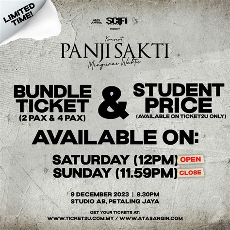 Konsert PANJI SAKTI | Ticket2u