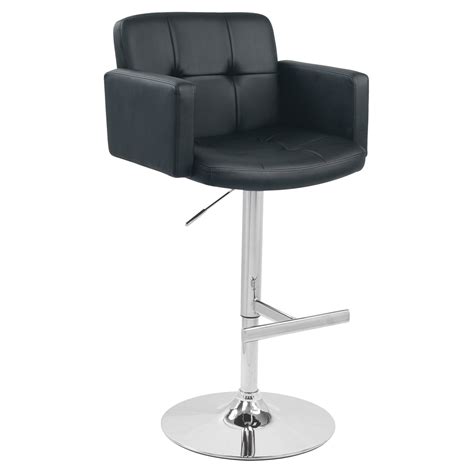 LumiSource Adjustable Stout Bar Stool Walmart