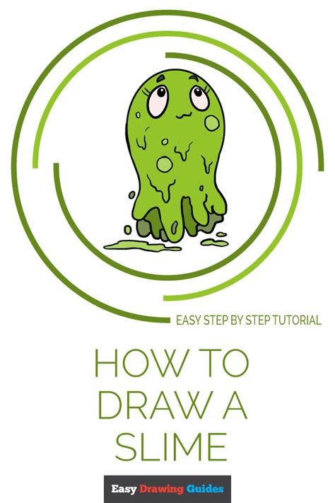 How To Draw A Slime Really Easy Drawing Tutorial Drawing Tutorial Easy Easy Drawings