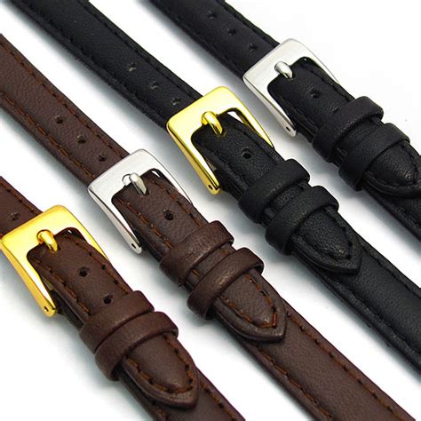 Soft Leather Extra Long Watch Strap 8mm 10mm 12mm 14mm D002