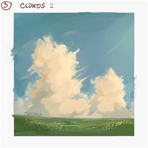 ghibli clouds by tuuchuuk on DeviantArt