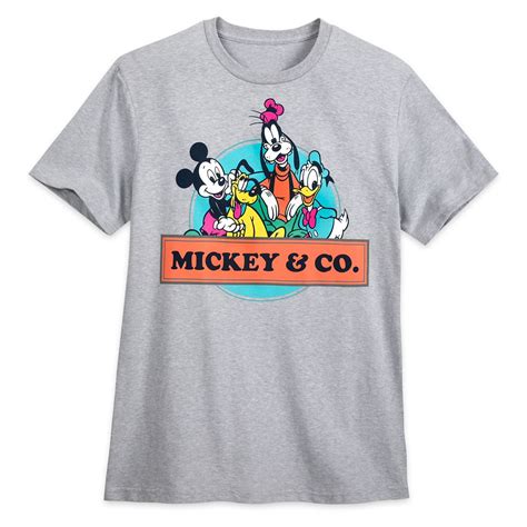 Mickey Mouse and Friends ''Mickey & Co.'' T-Shirt for Adults – Mickey ...