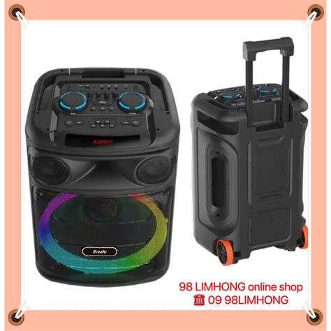 Bts Brodu Ikaraoke Box Professional Trolley Speaker Shopee