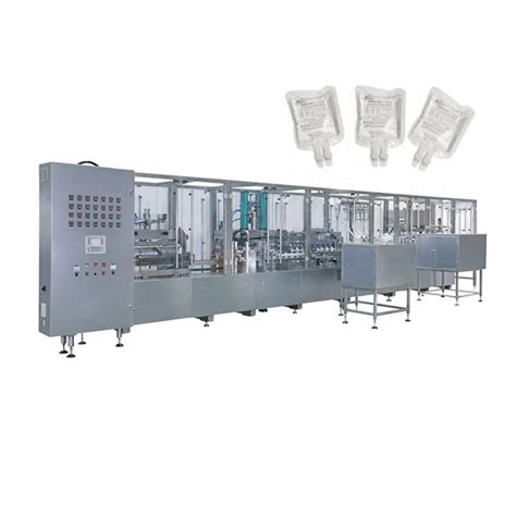 pharmaceutical iv bag normal saline iv solution filling machine