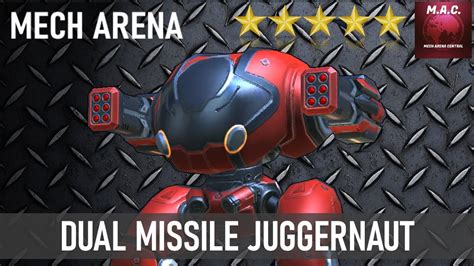 Mech Arena Dual Missile Rack Juggernaut YouTube