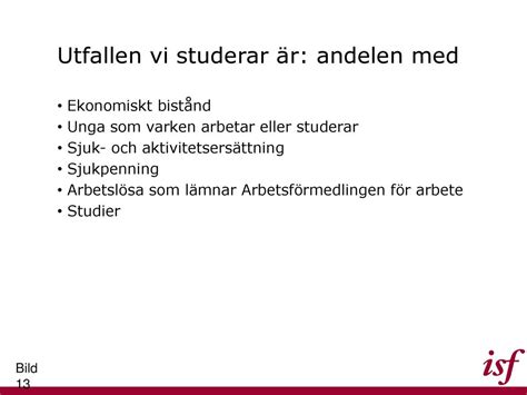 Utvärdering av samordningsförbundens verksamhet del 1 och del ppt