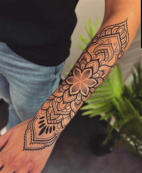 Forearm Mandala Tattoo Henna Tattoo Designs Arm Mandala Tattoo Sleeve