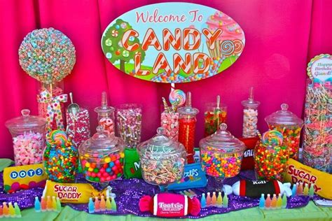 Can I Have A Candy Station At Our Reception Wedding Ideas In 2019 Candy Land Theme Candy