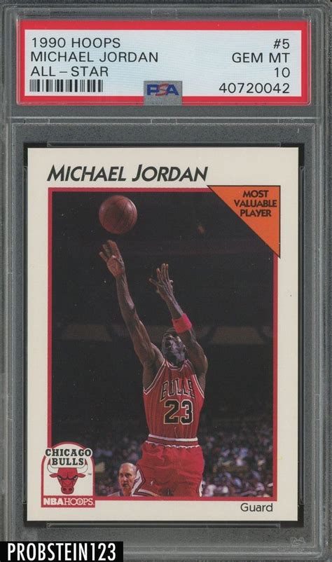 Hoops All Star Michael Jordan Hof Bulls Psa Gem Mint