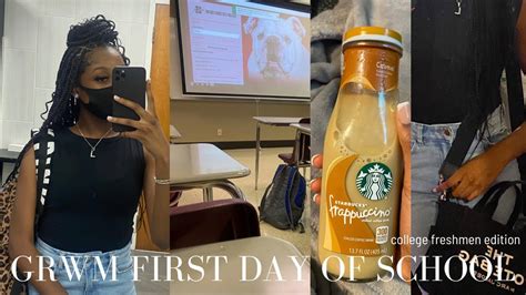 Grwm First Day Of School 2022 College Freshmen Youtube