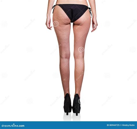 Female Body Before And After Cellulite Buttocks Stock Image Image Of