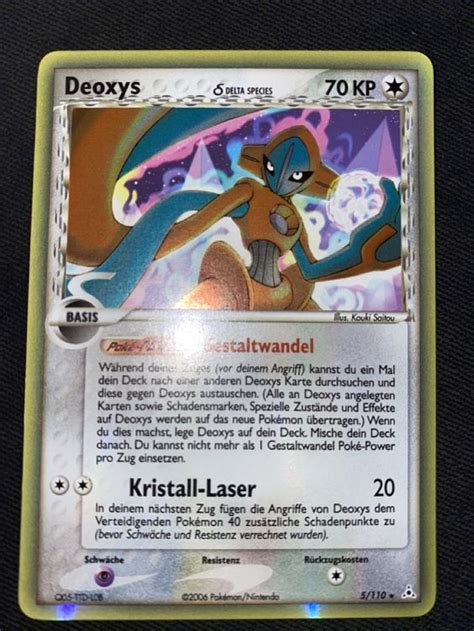 Pok Mon Ex Holon Phantoms Deoxys Holo Top Ab Kaufen Auf