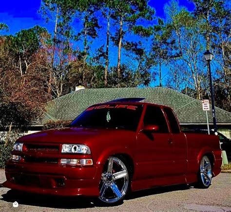 Red Chevy S10 Pickup Truck in 2023