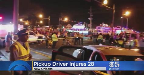 Man Arrested After Truck Plows Into New Orleans Parade Crowd Injuring