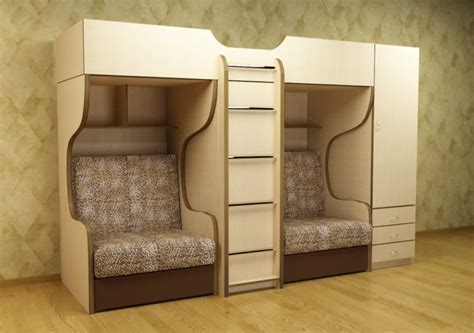 Двухъярусные кровати с бортиками для детей: обзор моделей с фото