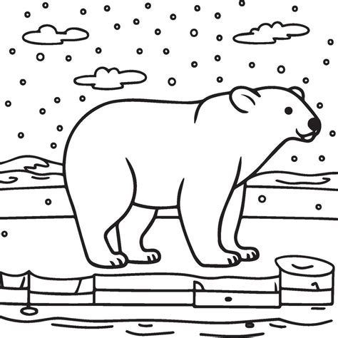 Polar Animals Coloring pages. Animals coloring pages. Polar animal ...