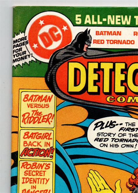 Detective Comics Newsstand Batman Robin Batgirl Vf