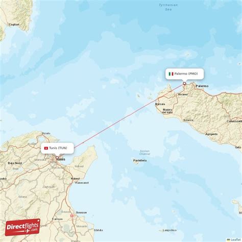 Direct Flights From Tunis To Palermo Tun To Pmo Non Stop