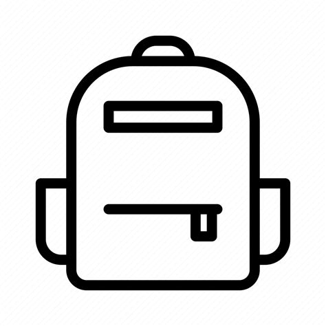 Bag Education Knowledge Learning School Student Study Icon